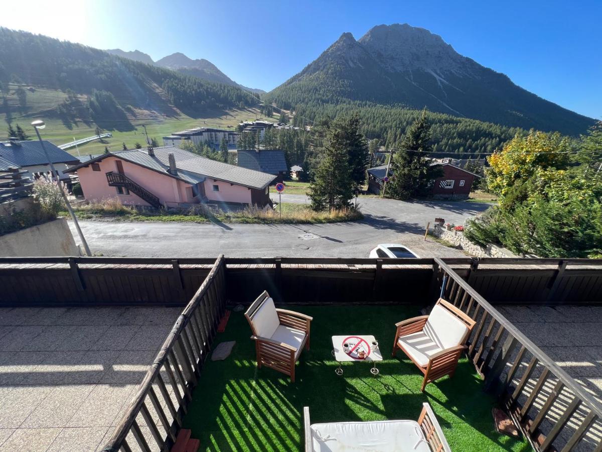 Les Tanieres De Montgenevre - La Marmotte - Duplex 4 P Entierement Renove Avec Vue Magnifique Lägenhet Exteriör bild