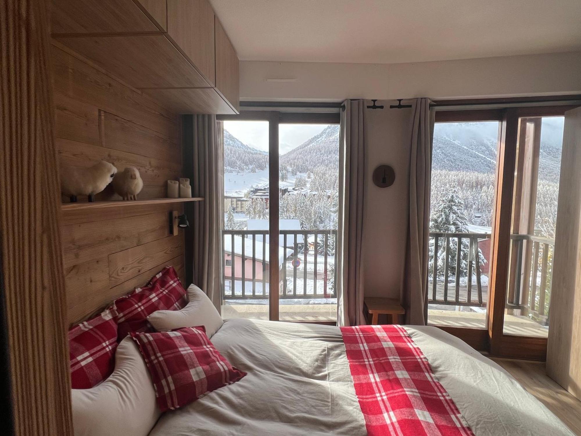 Les Tanieres De Montgenevre - La Marmotte - Duplex 4 P Entierement Renove Avec Vue Magnifique Lägenhet Exteriör bild