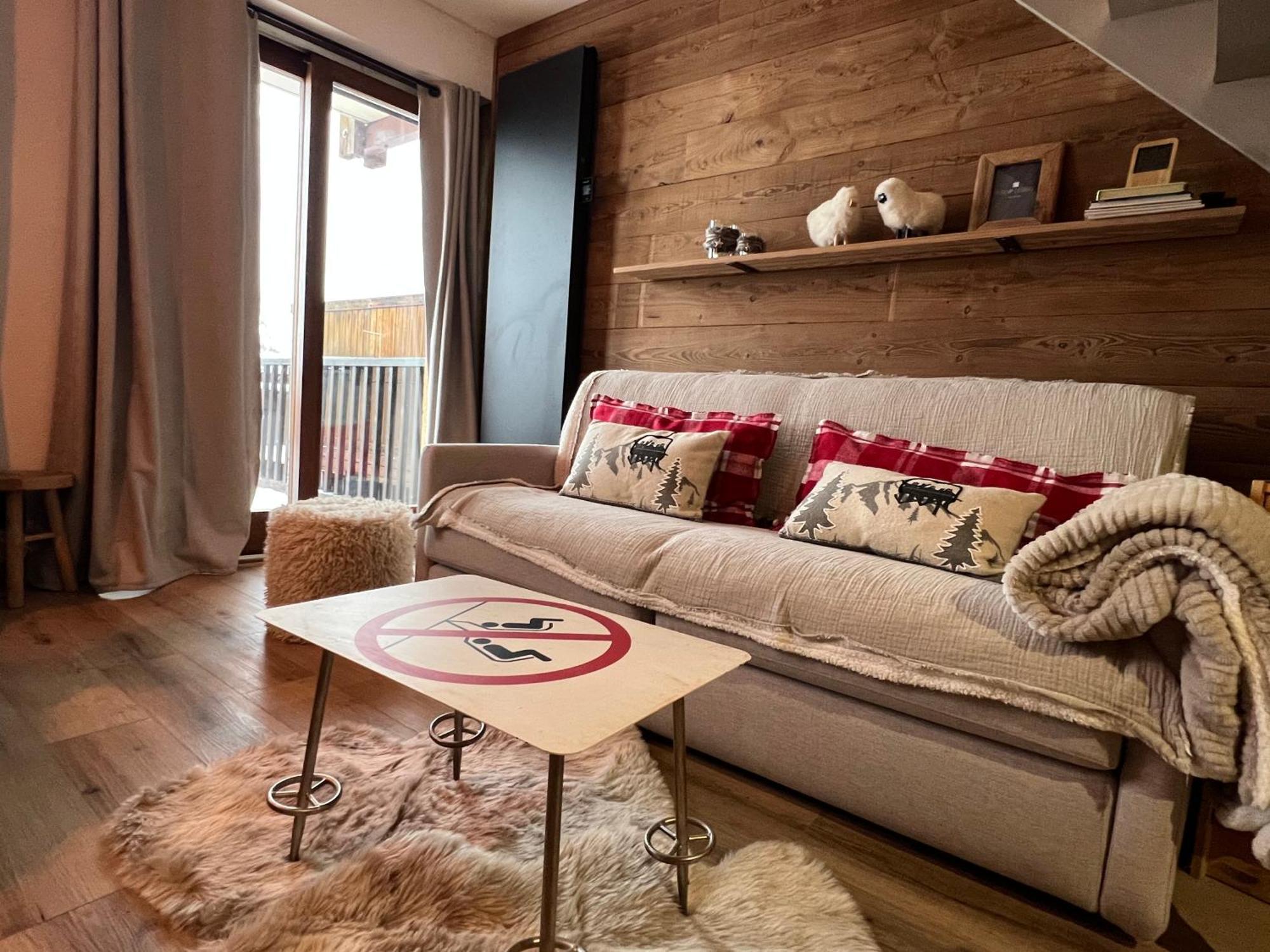 Les Tanieres De Montgenevre - La Marmotte - Duplex 4 P Entierement Renove Avec Vue Magnifique Lägenhet Exteriör bild